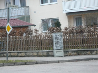 fehlende Gehwegabsenkung Klosterring