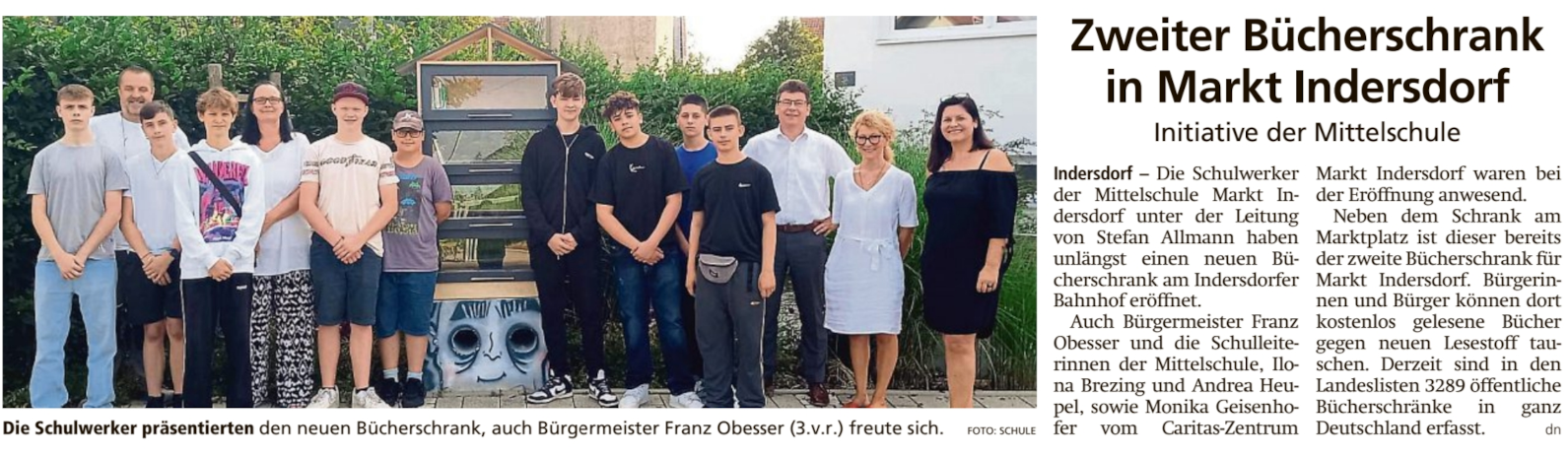 Zweiter Bücherschrank in Markt Indersdorf